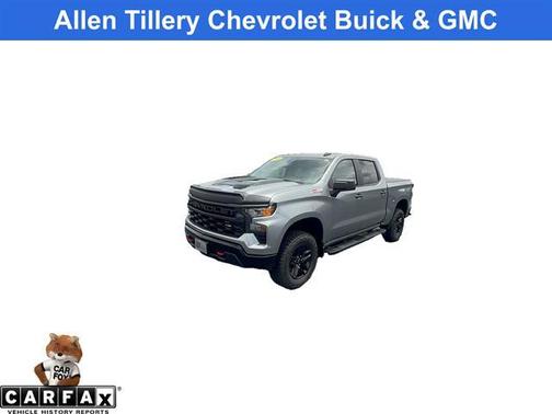 Sterling Gray Metallic 2026 Chevrolet Silverado 1500 Custom Trail Boss