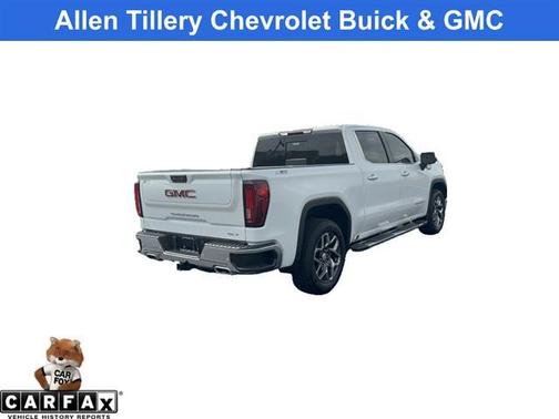 Summit White 2025 GMC Sierra 1500 SLT