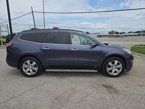 Blue 2013 Chevrolet Traverse LTZ