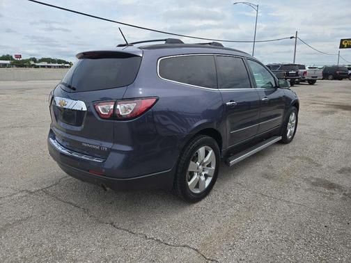 Blue 2013 Chevrolet Traverse LTZ