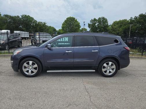 Blue 2013 Chevrolet Traverse LTZ