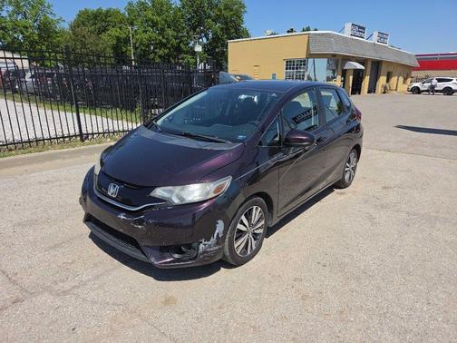 Black 2017 Honda Fit EX