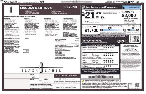 2022 Lincoln Nautilus Black Label