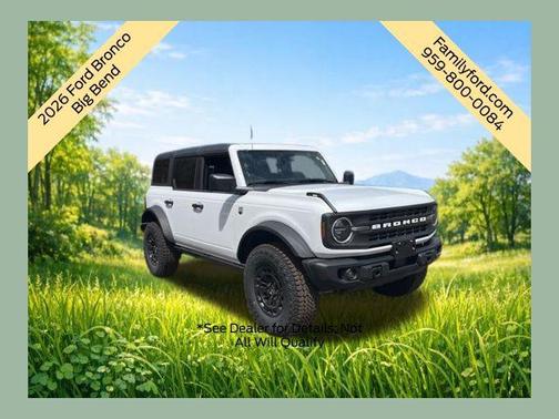 OXFORD WHITE 2026 Ford Bronco Big Bend