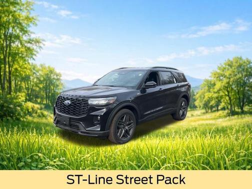 Agate Black Metallic 2026 Ford Explorer ST-Line