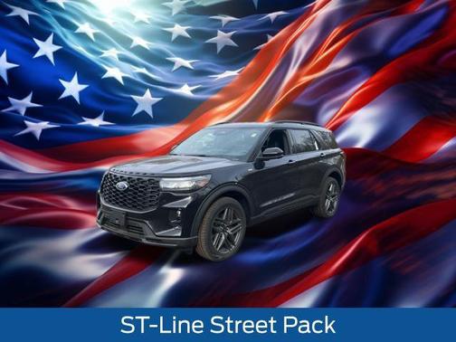 AGATE BLACK METALLIC 2026 Ford Explorer ST-Line