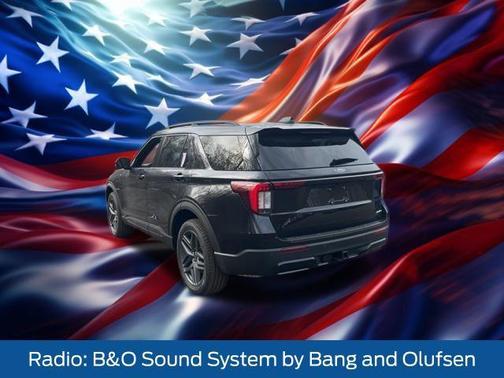 AGATE BLACK METALLIC 2026 Ford Explorer ST-Line