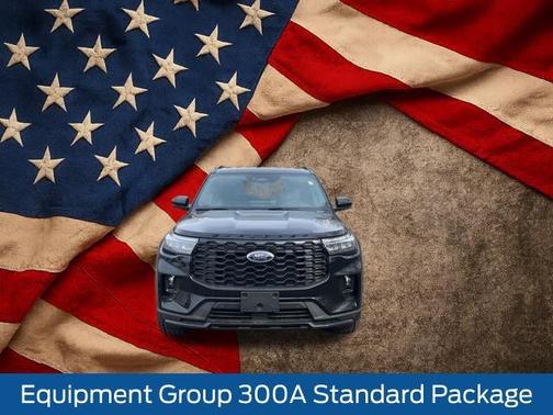AGATE BLACK METALLIC 2026 Ford Explorer ST-Line
