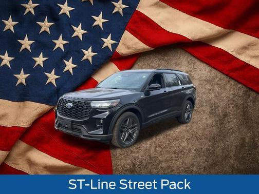 AGATE BLACK METALLIC 2026 Ford Explorer ST-Line
