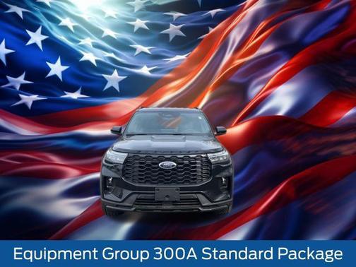 AGATE BLACK METALLIC 2026 Ford Explorer ST-Line
