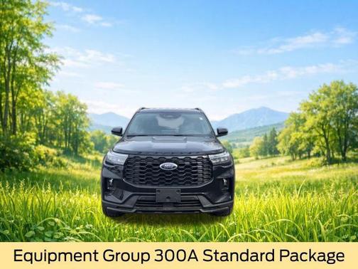 Agate Black Metallic 2026 Ford Explorer ST-Line