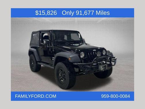 Black Clearcoat 2016 Jeep Wrangler Sport
