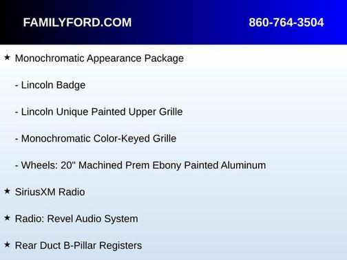 2020 Lincoln Continental Reserve