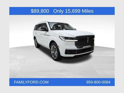 PRISTINE WHITE METALLIC 3C 2025 Lincoln Navigator Reserve