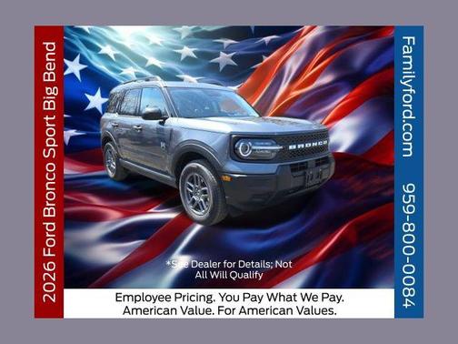 CARBONIZED GRAY METALLIC 2026 Ford Bronco Sport Big Bend