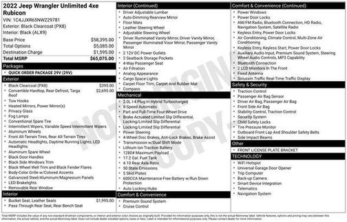 Black Clearcoat 2022 Jeep Wrangler Unlimited 4xe Rubicon
