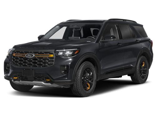 Agate Black Metallic 2026 Ford Explorer Tremor