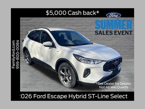 STAR WHITE METALLIC TRI-COAT 2026 Ford Escape ST-Line Select