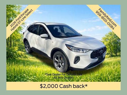 STAR WHITE METALLIC TRI-COAT 2026 Ford Escape ST-Line Select