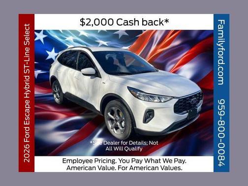 STAR WHITE METALLIC TRI-COAT 2026 Ford Escape ST-Line Select