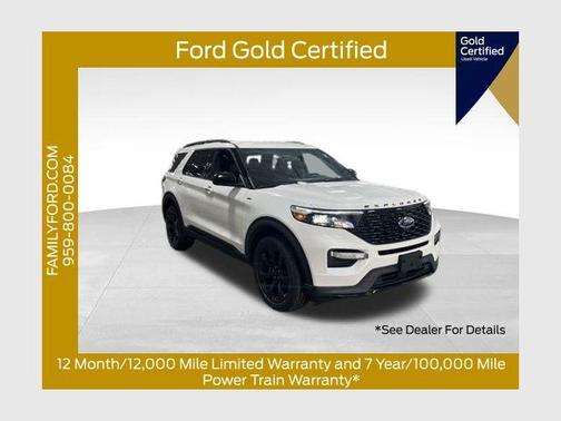 STAR WHITE MET TRI-COAT 2023 Ford Explorer ST-Line