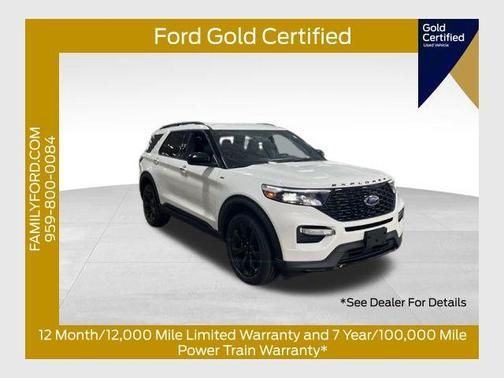 STAR WHITE MET TRI-COAT 2023 Ford Explorer ST-Line