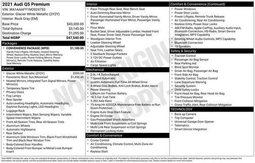 2021 Audi Q5 45 Premium