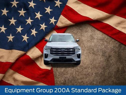 SPACE WHITE METALLIC 2026 Ford Explorer Active