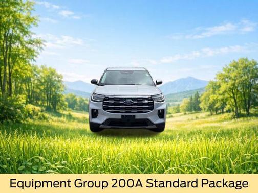 SPACE WHITE METALLIC 2026 Ford Explorer Active