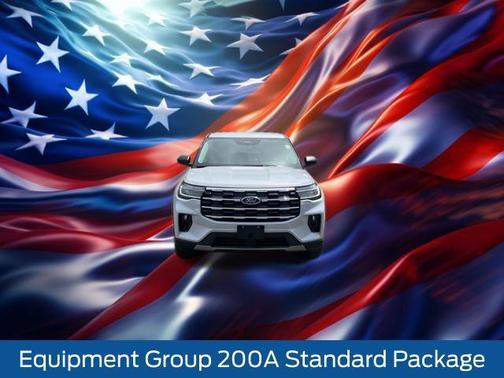 SPACE WHITE METALLIC 2026 Ford Explorer Active