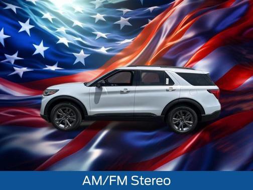 SPACE WHITE METALLIC 2026 Ford Explorer Active