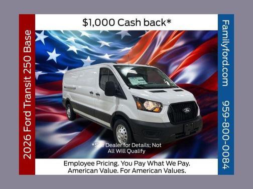 OXFORD WHITE 2026 Ford Transit-250 Base