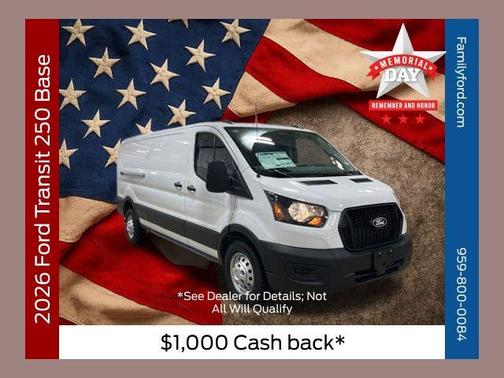 OXFORD WHITE 2026 Ford Transit-250 Base