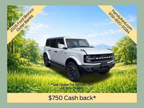 OXFORD WHITE 2026 Ford Bronco Outer Banks