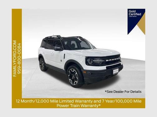 OXFORD WHITE 2024 Ford Bronco Sport Outer Banks