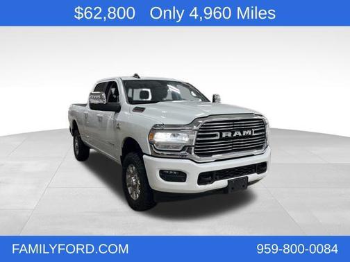 Bright White Clearcoat 2024 RAM 2500 Laramie Crew Cab 4x4 6'4' Box