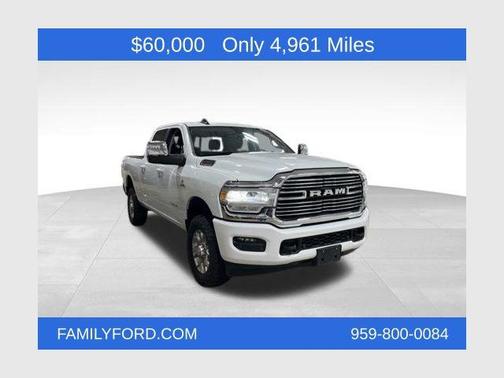 Bright White Clearcoat 2024 RAM 2500 Laramie Crew Cab 4x4 6'4' Box