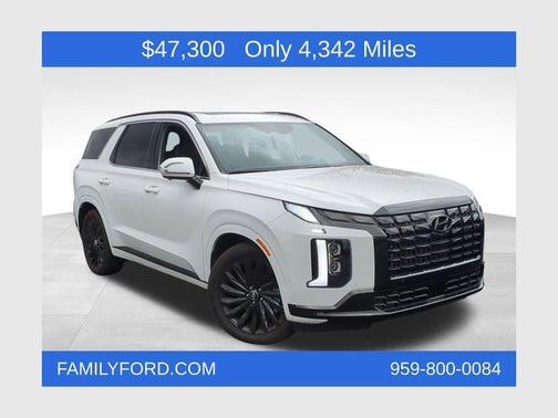 Hyper White 2025 Hyundai PALISADE Calligraphy Night Edition
