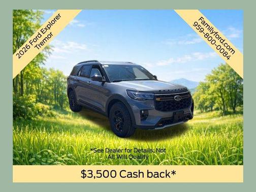 Carbonized Gray Metallic 2026 Ford Explorer Tremor