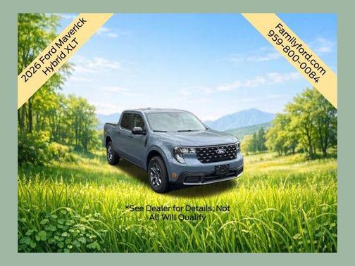 Azure Gray Metallic Tri-Coat 2026 Ford Maverick XLT