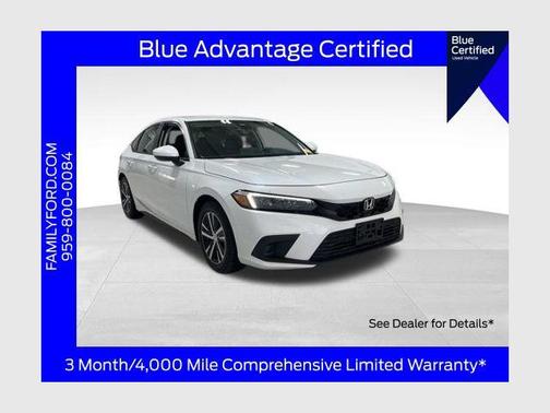 Platinum White Pearl 2023 Honda Civic LX