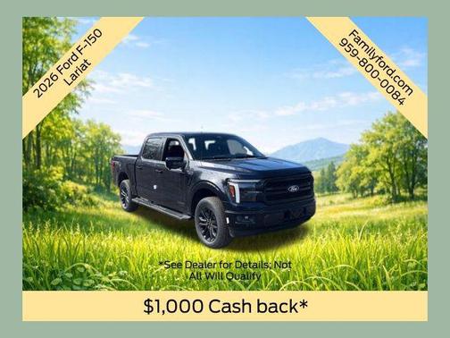 Antimatter Blue Metallic 2026 Ford F-150 Lariat