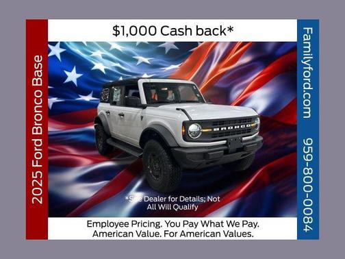 OXFORD WHITE 2025 Ford Bronco Base