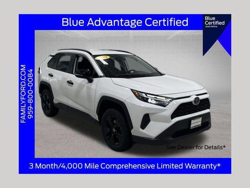 White 2022 Toyota RAV4 XLE