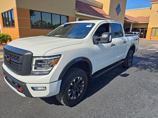 Glacier White 2020 Nissan Titan PRO-4X
