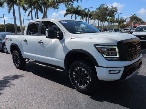 Glacier White 2020 Nissan Titan PRO-4X
