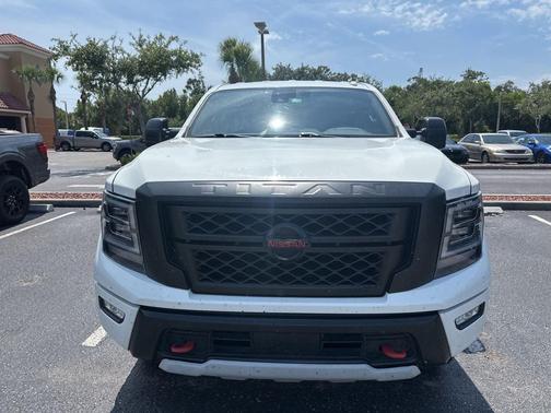 Glacier White 2020 Nissan Titan PRO-4X