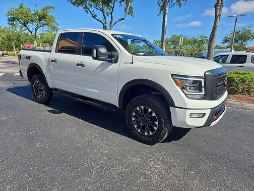 Glacier White 2020 Nissan Titan PRO-4X