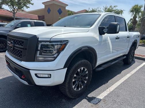 Glacier White 2020 Nissan Titan PRO-4X