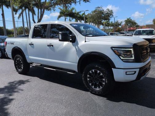 Glacier White 2020 Nissan Titan PRO-4X